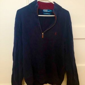 Polo Ralph Lauren half zip sweater L